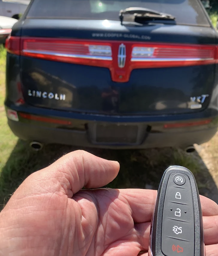 Lincoln remote key fob programming
